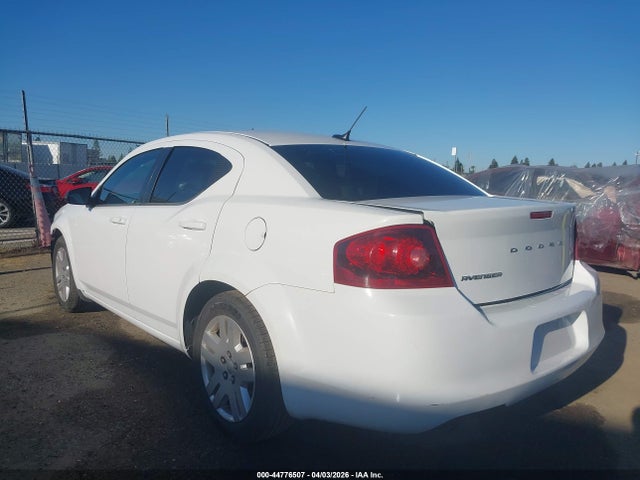 44776507 :رقم المزاد ، 1C3CDZAG1DN569602 vin ، 2013 Dodge Avenger Se V6 مزاد بيع