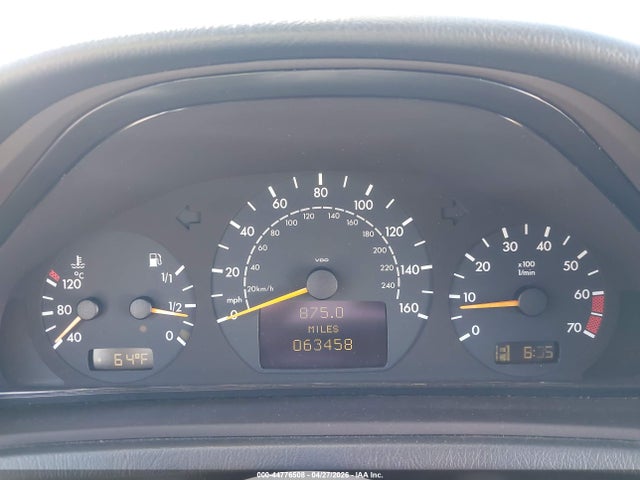 2003 Mercedes-benz Clk 320 მანქანა იყიდება აუქციონზე, vin: WDBLK65G73T138927, აუქციონის ნომერი: 44776508