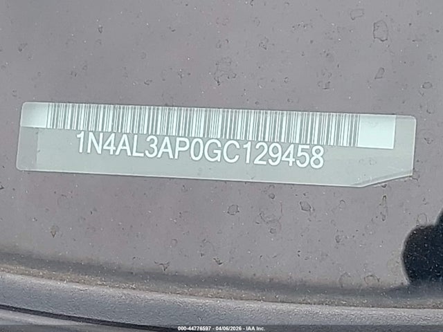 Nissan Altima 2.5 Sr 2016 1N4AL3AP0GC129458 Image 9