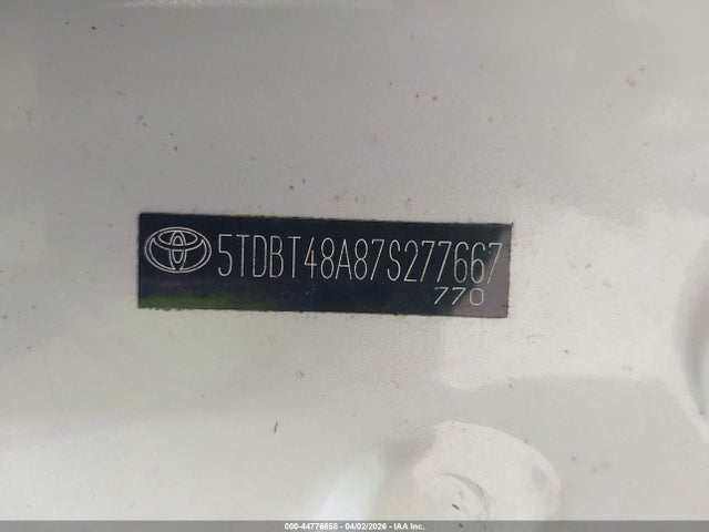 2007 TOYOTA SEQUOIA 5TDBT48A87S277667 Photo 8