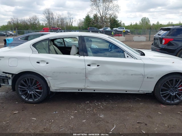 2019 Infiniti Q50 3.0t Red Sport 400 მანქანა იყიდება აუქციონზე, vin: JN1FV7AR0KM801334, აუქციონის ნომერი: 44776764