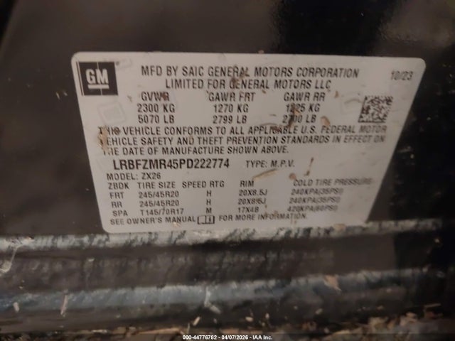 Продаж на аукціоні авто 2023 Buick Envision Preferred Awd, vin: LRBFZMR45PD222774, номер лоту: 44776782