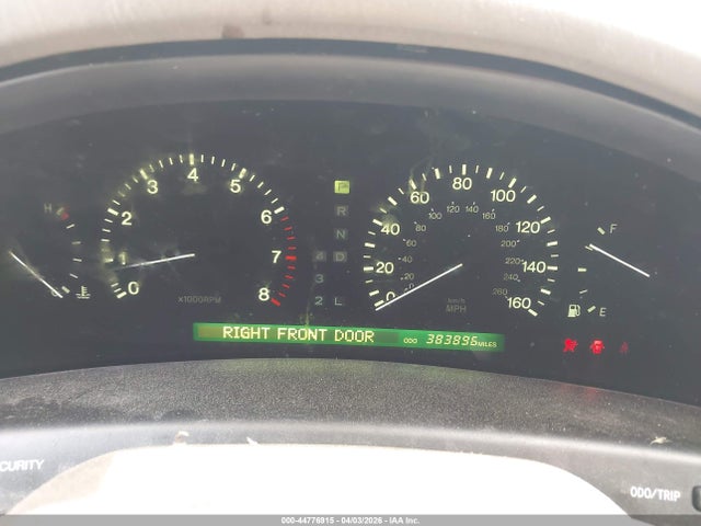 44776915 :رقم المزاد ، JT8BH28F0W0103643 vin ، 1998 Lexus Ls 400 مزاد بيع