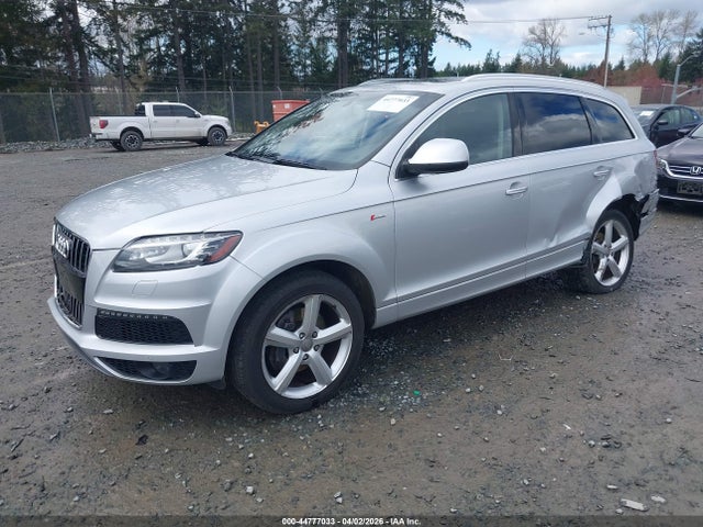 44777033 :رقم المزاد ، WA1DGAFE6FD014454 vin ، 2015 Audi Q7 3.0t S Line Prestige مزاد بيع