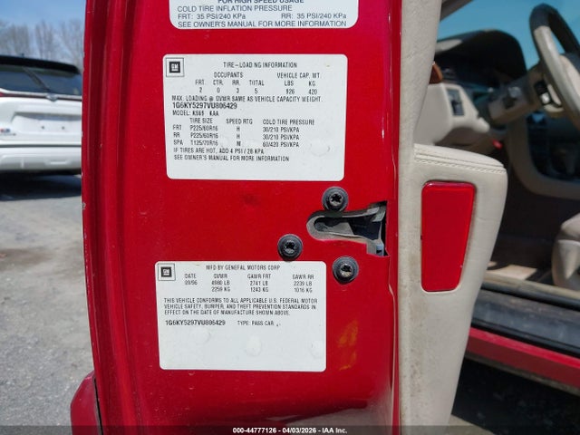 1997 CADILLAC SEVILLE 1G6KY5297VU806429 Photo 8