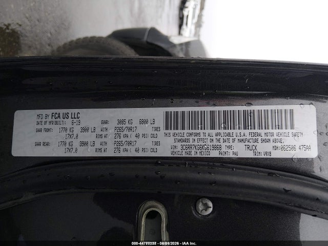 2019 RAM 1500 CLASSIC 3C6RR7KG6KG619868 Photo 8