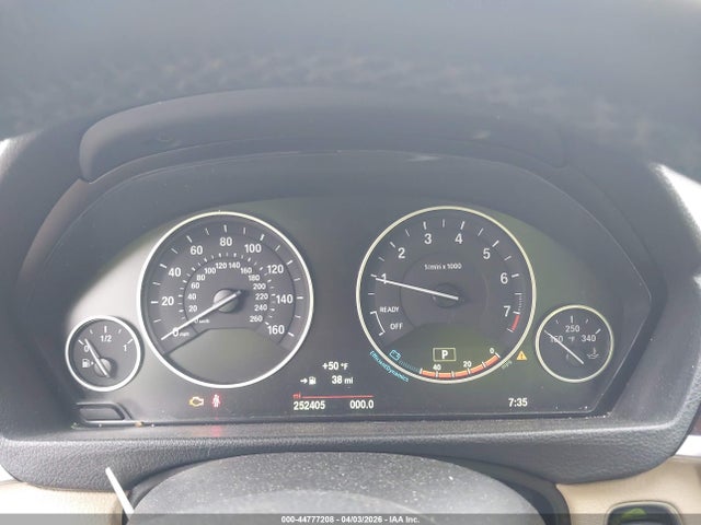2015 Bmw 320i Xdrive მანქანა იყიდება აუქციონზე, vin: WBA3C3G54FNS75239, აუქციონის ნომერი: 44777208