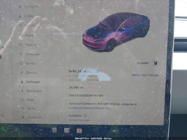 Aukcja sprzedaży 2024 Tesla Model 3 Long Range Dual Motor All-wheel Drive, vin: 5YJ3E1EB3RF757195, numer aukcji: 44777211