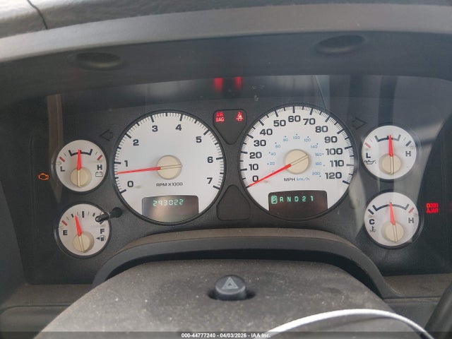 44777240 :رقم المزاد ، 1D7HA18D43S257545 vin ، 2003 Dodge Ram 1500 Slt/laramie/st مزاد بيع