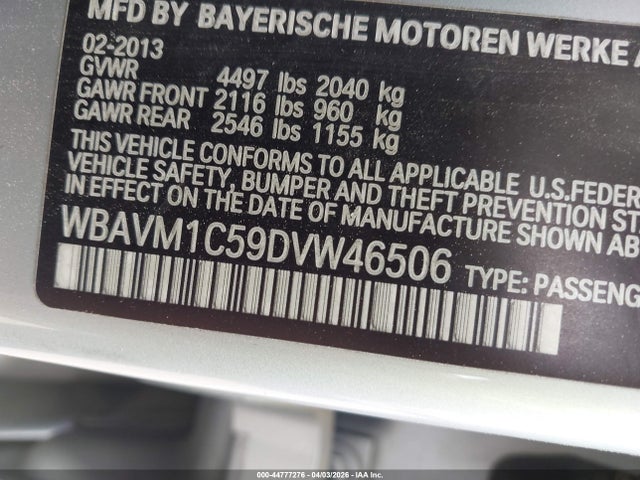 2013 BMW X1 WBAVM1C59DVW46506 Photo 8
