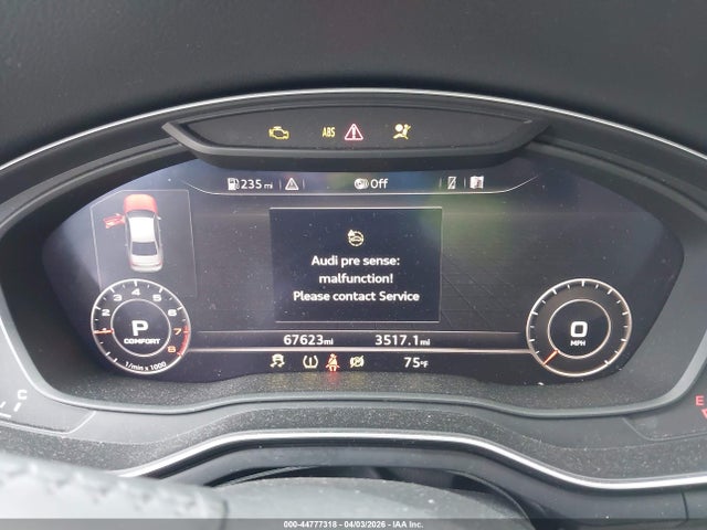 Продаж на аукціоні авто 2018 Audi A4 2.0t Premium/2.0t Tech Premium, vin: WAUDNAF41JN017958, номер лоту: 44777318
