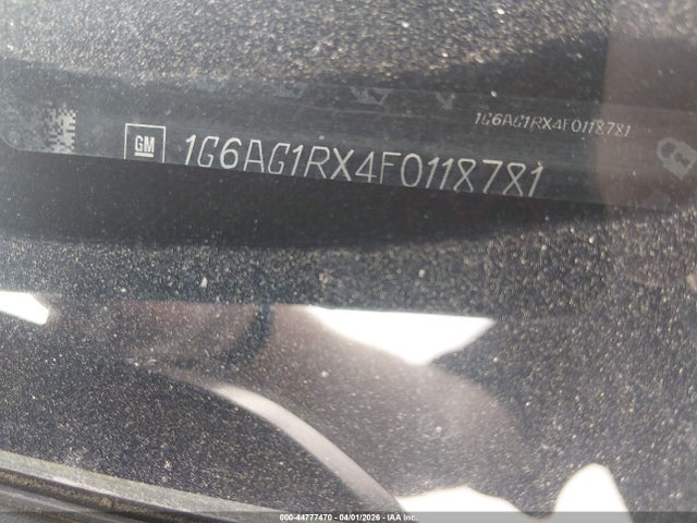 44777470 :رقم المزاد ، 1G6AG1RX4F0118781 vin ، 2015 Cadillac Ats Standard مزاد بيع