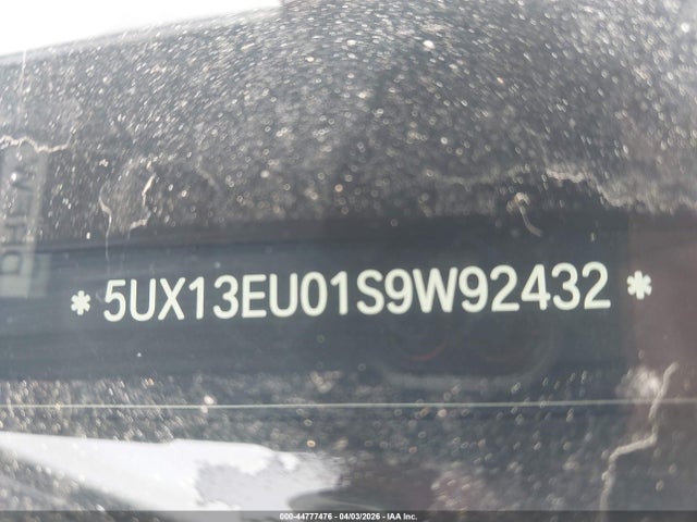 5UX13EU01S9W92432 BMW X5 Sdrive40i