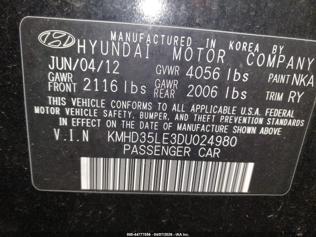 2013 HYUNDAI ELANTRA GT KMHD35LE3DU024980 Photo 8