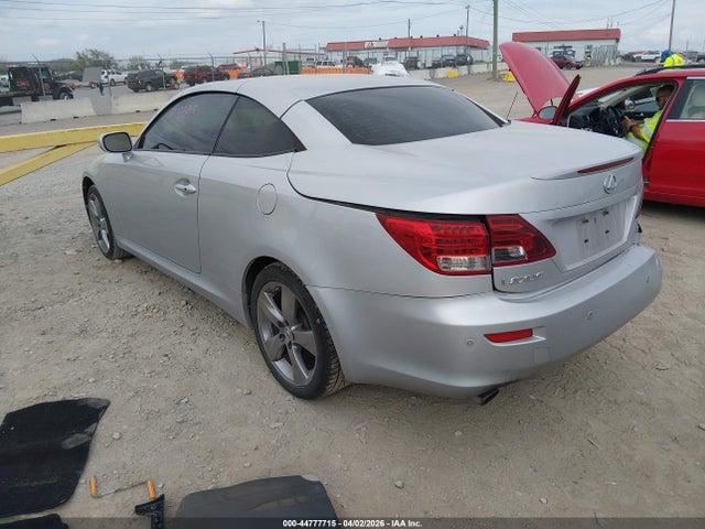Aukcja sprzedaży 2010 Lexus Is 250c, vin: JTHFF2C2XA2514282, numer aukcji: 44777715