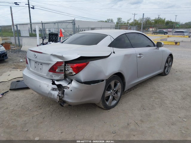 Aukcja sprzedaży 2010 Lexus Is 250c, vin: JTHFF2C2XA2514282, numer aukcji: 44777715