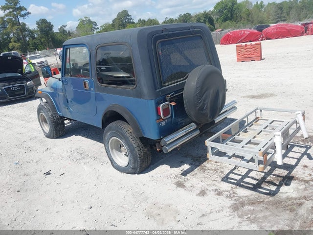 Продажа на аукционе авто 1986 Jeep Jeep Cj7, vin: 1JCCM87E6GT118188, номер лота: 44777743