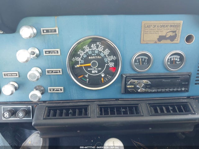 Продажа на аукционе авто 1986 Jeep Jeep Cj7, vin: 1JCCM87E6GT118188, номер лота: 44777743