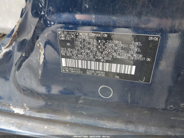 2007 TOYOTA RAV4 JTMZD33V075037728 Photo 8