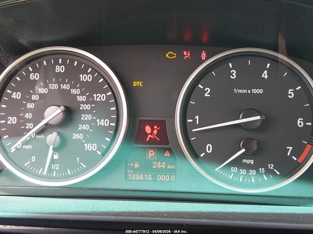 2008 Bmw 550i მანქანა იყიდება აუქციონზე, vin: WBANW53518CT53539, აუქციონის ნომერი: 44777912