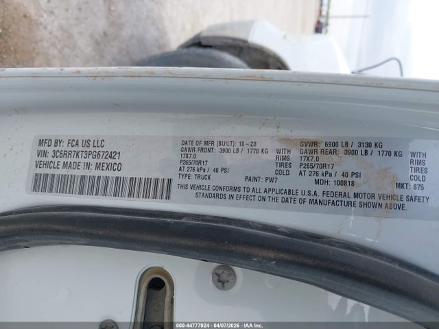 2023 RAM 1500 CLASSIC 3C6RR7KT3PG672421 Photo 8