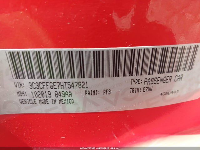 2017 FIAT 500E 3C3CFFGE7HT547821 Photo 8