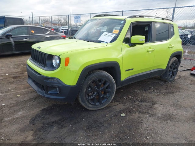 Продаж на аукціоні авто 2018 Jeep Renegade Altitude Fwd, vin: ZACCJABB2JPH87026, номер лоту: 44778013