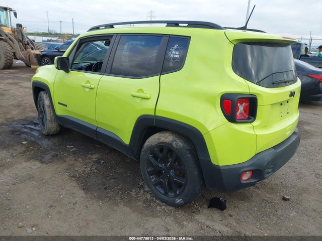 Продаж на аукціоні авто 2018 Jeep Renegade Altitude Fwd, vin: ZACCJABB2JPH87026, номер лоту: 44778013