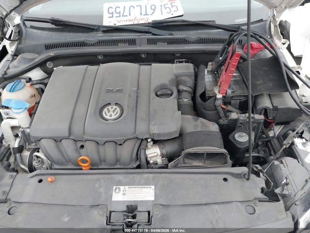 44778119 :رقم المزاد ، 3VWDP7AJ1CM306068 vin ، 2012 Volkswagen Jetta 2.5l Se مزاد بيع