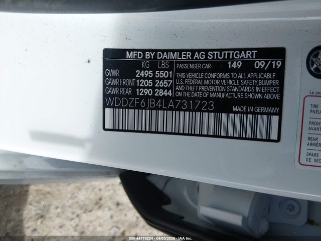 WDDZF6JB4LA731723 Mercedes-Benz E 450 4matic