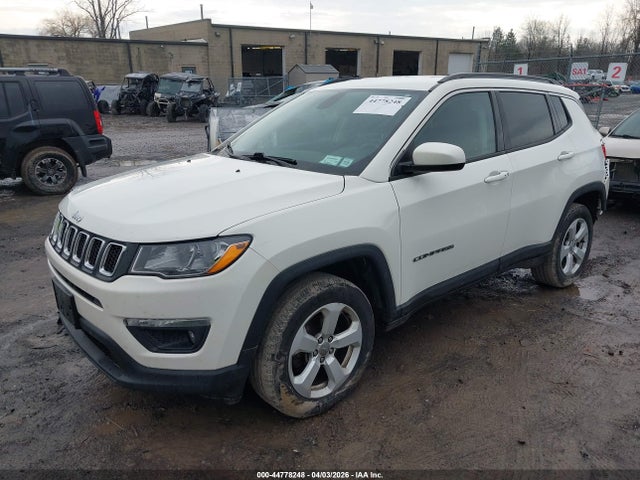 44778248 :رقم المزاد ، 3C4NJDBB3MT560788 vin ، 2021 Jeep Compass Latitude 4x4 مزاد بيع