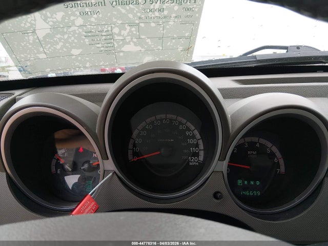 Aukcja sprzedaży 2007 Dodge Nitro Slt/rt, vin: 1D8GU58K47W674750, numer aukcji: 44778316
