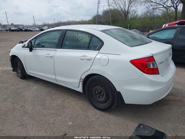 2012 Honda Civic Lx მანქანა იყიდება აუქციონზე, vin: 2HGFB2F56CH316989, აუქციონის ნომერი: 44778379