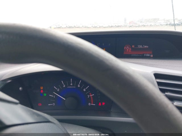 2012 Honda Civic Lx მანქანა იყიდება აუქციონზე, vin: 2HGFB2F56CH316989, აუქციონის ნომერი: 44778379
