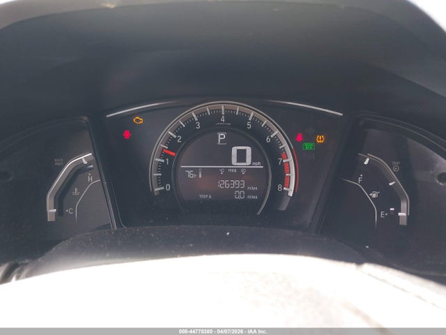 44778380 :رقم المزاد ، 19XFC2F50GE004857 vin ، 2016 Honda Civic Lx مزاد بيع