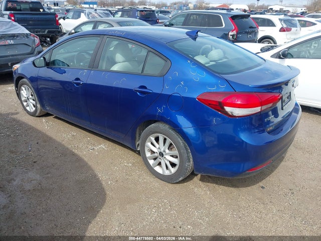 44778502 :رقم المزاد ، 3KPFL4A74HE135005 vin ، 2017 Kia Forte S مزاد بيع