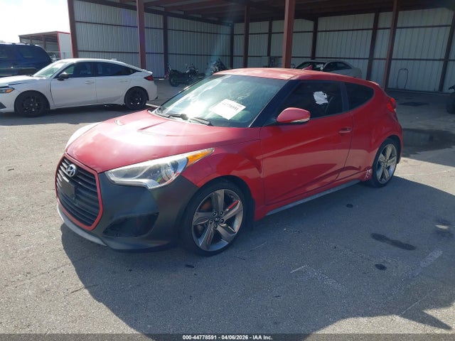 2013 Hyundai Veloster Turbo W/black მანქანა იყიდება აუქციონზე, vin: KMHTC6AE0DU180138, აუქციონის ნომერი: 44778591