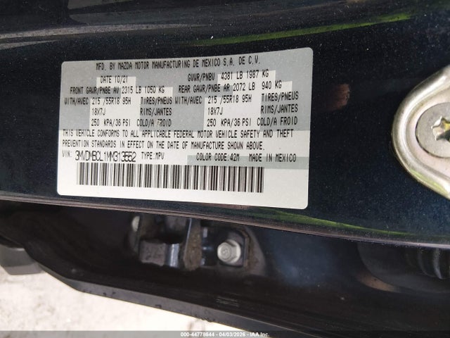 2021 MAZDA CX-30 3MVDMBCL1MM313552 Photo 8