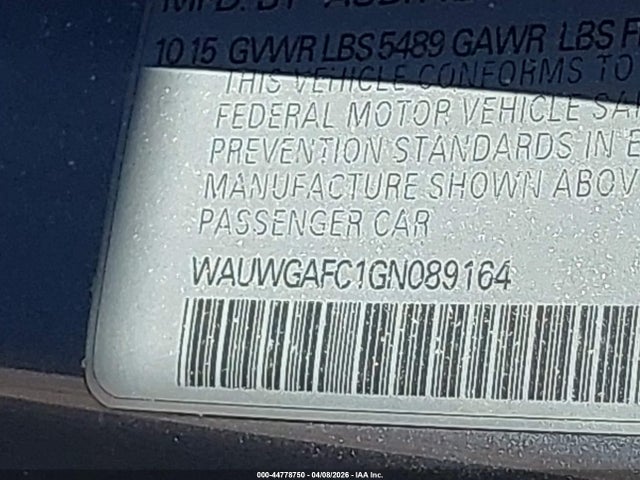 2016 AUDI A7 WAUWGAFC1GN089164 Photo 8