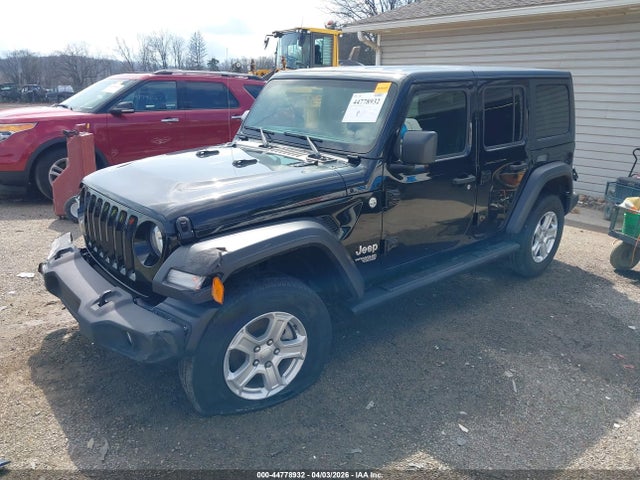 2020 Jeep Wrangler Unlimited Sport S 4x4 მანქანა იყიდება აუქციონზე, vin: 1C4HJXDN8LW166458, აუქციონის ნომერი: 44778932