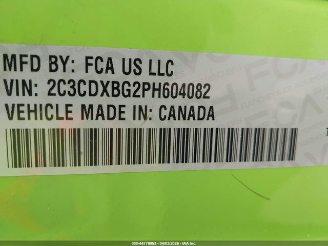 2023 DODGE CHARGER 2C3CDXBG2PH604082 Photo 8