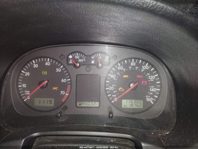 Продаж на аукціоні авто 2002 Volkswagen Jetta Gl, vin: 3VWRB69M92M118314, номер лоту: 44778971