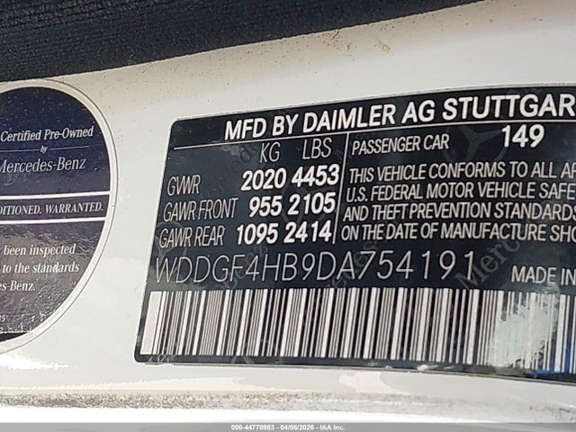 2013 MERCEDES-BENZ C 250 WDDGF4HB9DA754191 Photo 8