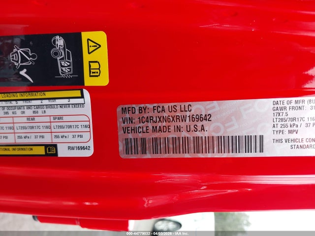 1C4RJXN6XRW169642 Jeep Wrangler 4xe Willys 4xe