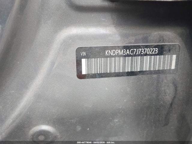 2018 Kia Sportage Lx მანქანა იყიდება აუქციონზე, vin: KNDPM3AC7J7370223, აუქციონის ნომერი: 44779046