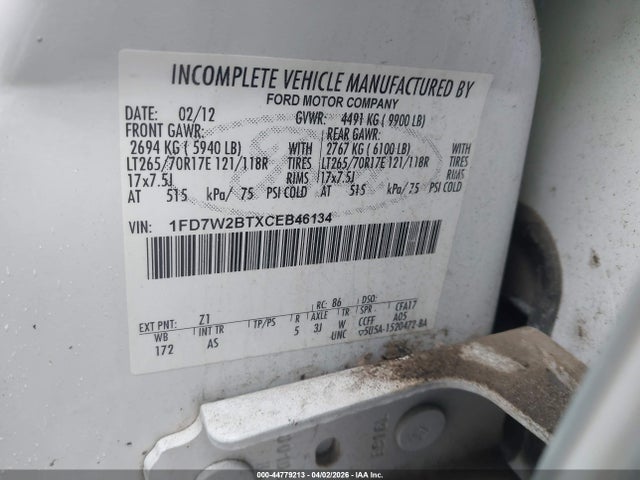 2012 FORD F-250 1FD7W2BTXCEB46134 Photo 8