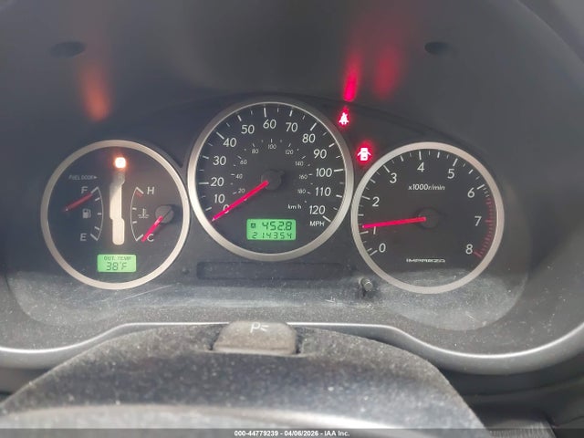 Aukcja sprzedaży 2006 Subaru Impreza Outback Sport, vin: JF1GG68656H808981, numer aukcji: 44779239