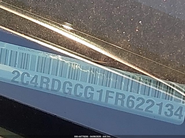 44779288 :رقم المزاد ، 2C4RDGCG1FR622134 vin ، 2015 Dodge Grand Caravan Sxt مزاد بيع