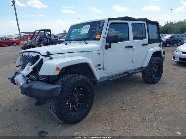 44779321 :رقم المزاد ، 1C4BJWEG8FL606006 vin ، 2015 Jeep Wrangler Unlimited Sahara مزاد بيع