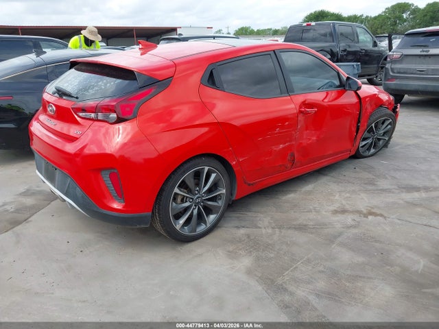 2019 Hyundai Veloster 2.0 Premium მანქანა იყიდება აუქციონზე, vin: KMHTG6AF7KU015861, აუქციონის ნომერი: 44779413